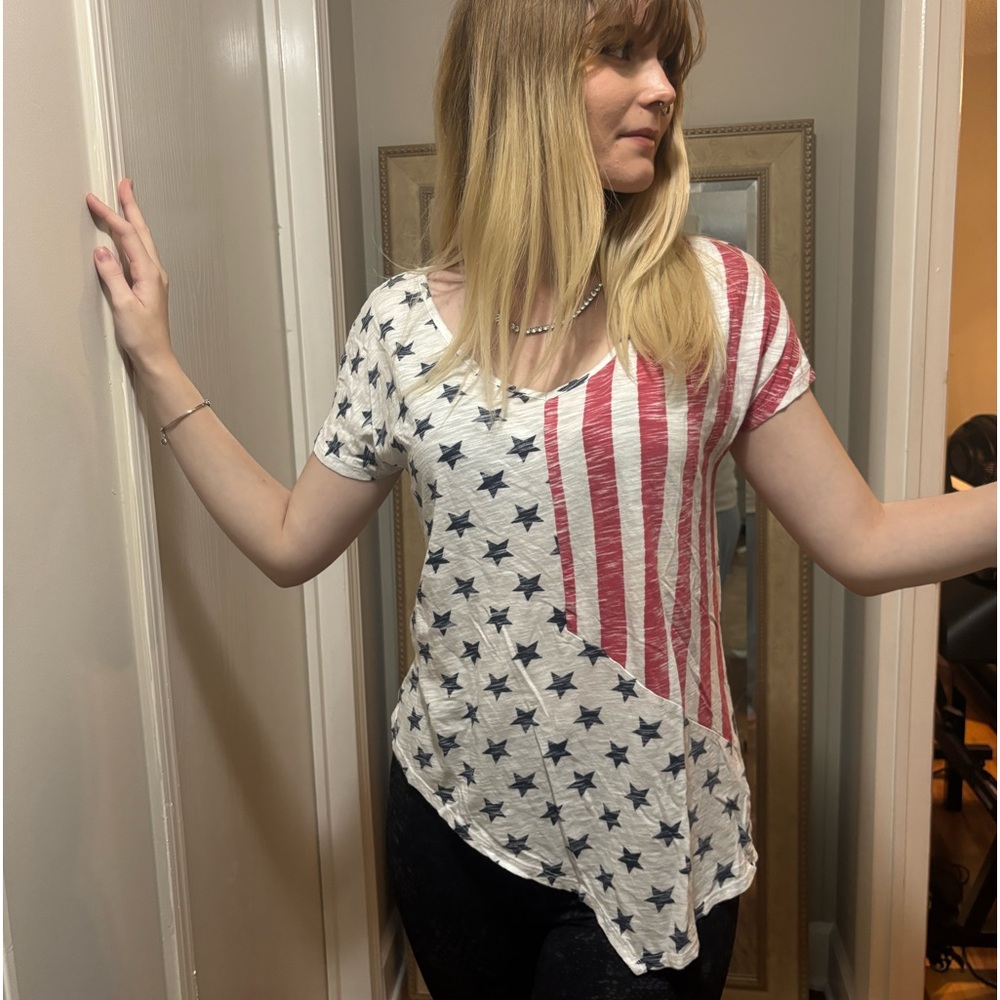 Cute Rock & Republic stars and strips shirt.